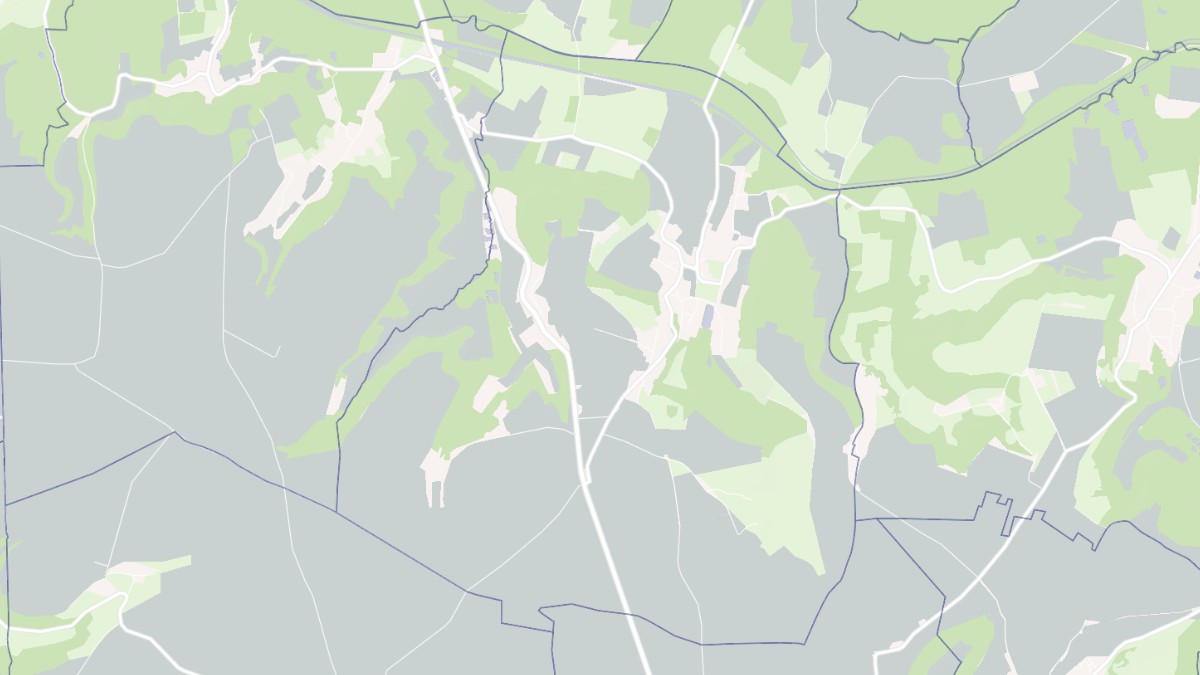 Aperçu cartographique de Leuilly-sous-Coucy, centré sur la commune