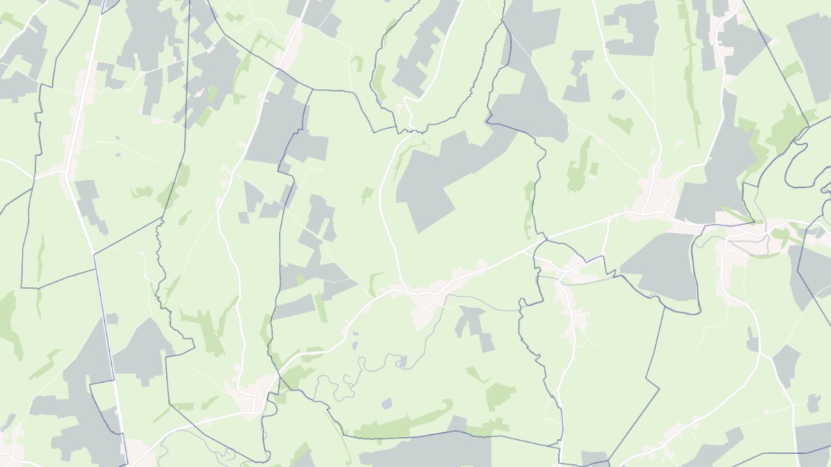 Aperçu cartographique de Luzoir, centré sur la commune