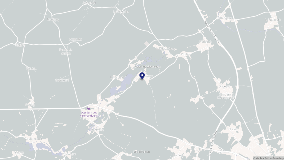 Aperçu cartographique de Maissemy, centré sur la commune