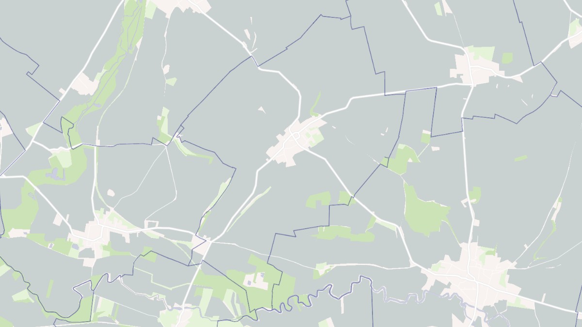 Aperçu cartographique de Montigny-sur-Crécy, centré sur la commune