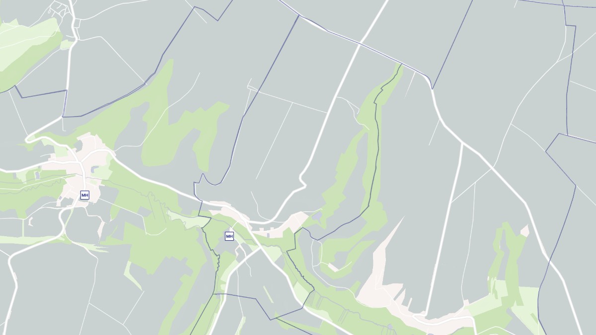 Aperçu cartographique de Nampteuil-sous-Muret, centré sur la commune
