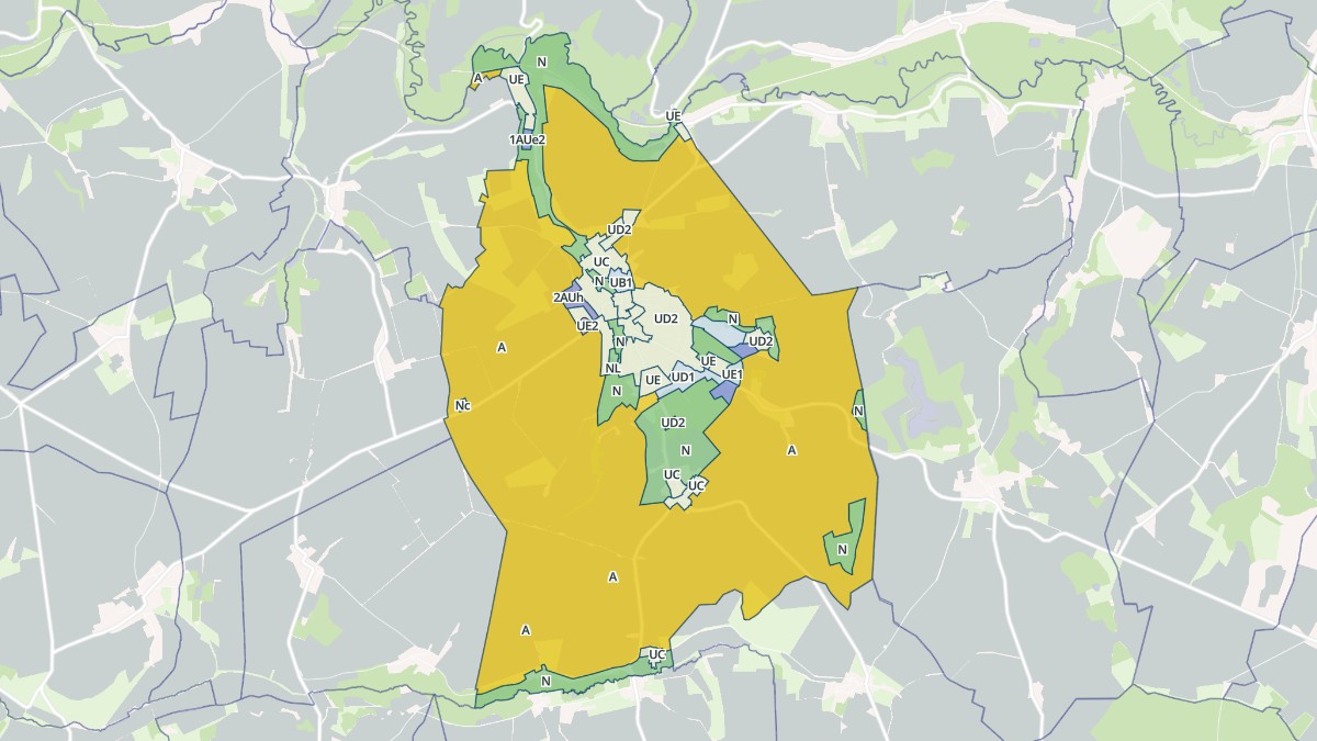 Aperçu cartographique de Neuilly-Saint-Front, centré sur la commune