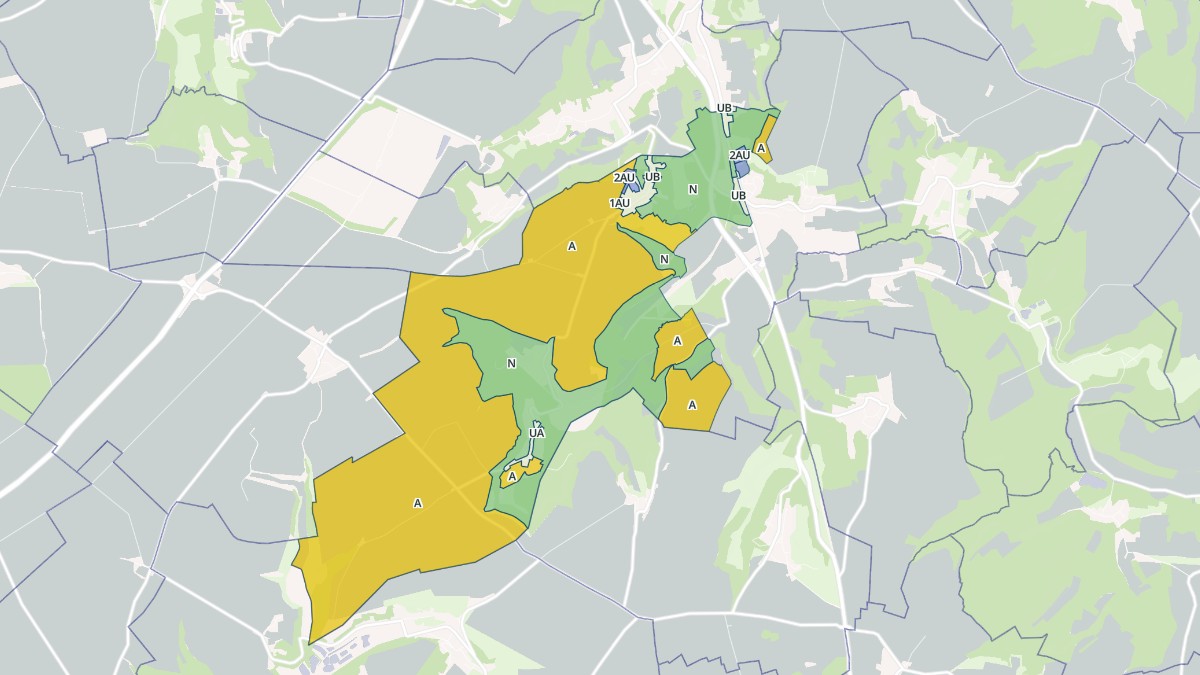 Aperçu cartographique de Bernoy-le-Château, centré sur la commune