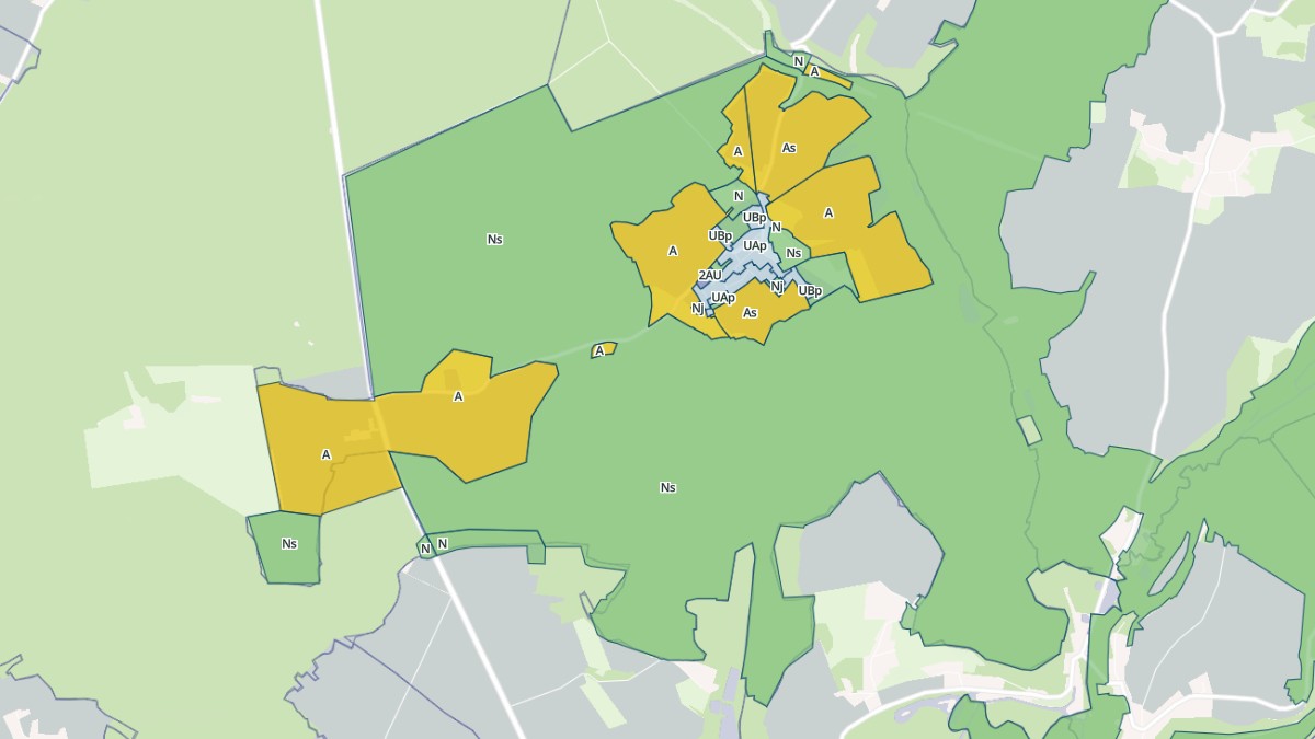 Aperçu cartographique de Oigny-en-Valois, centré sur la commune