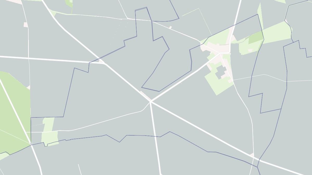 Aperçu cartographique de Passy-en-Valois, centré sur la commune