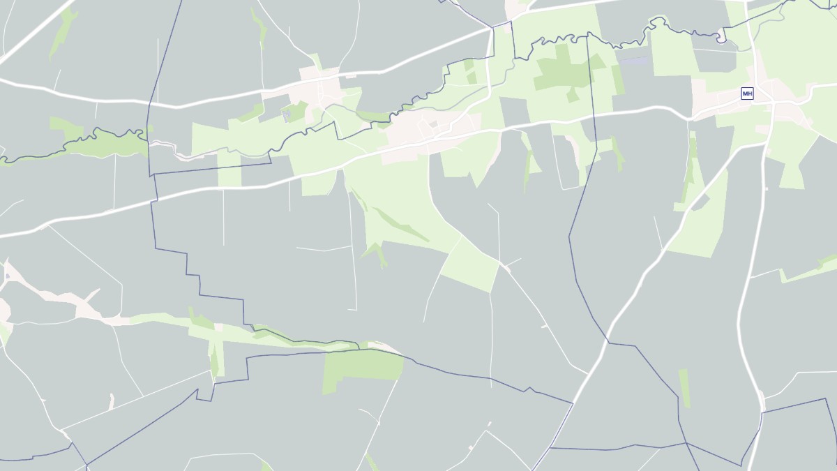 Aperçu cartographique de Prisces, centré sur la commune