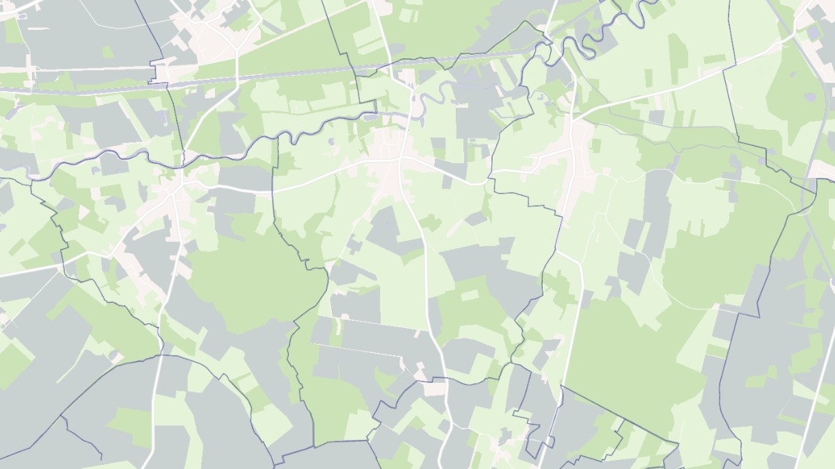 Aperçu cartographique de Quierzy, centré sur la commune
