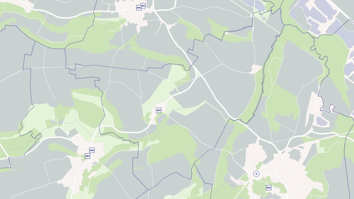 Aperçu cartographique de Quincy-sous-le-Mont, centré sur la commune