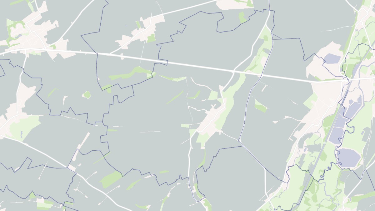 Aperçu cartographique de Regny, centré sur la commune