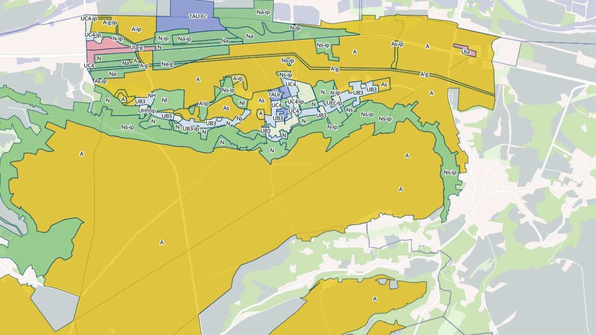 Aperçu cartographique de Ressons-le-Long, centré sur la commune