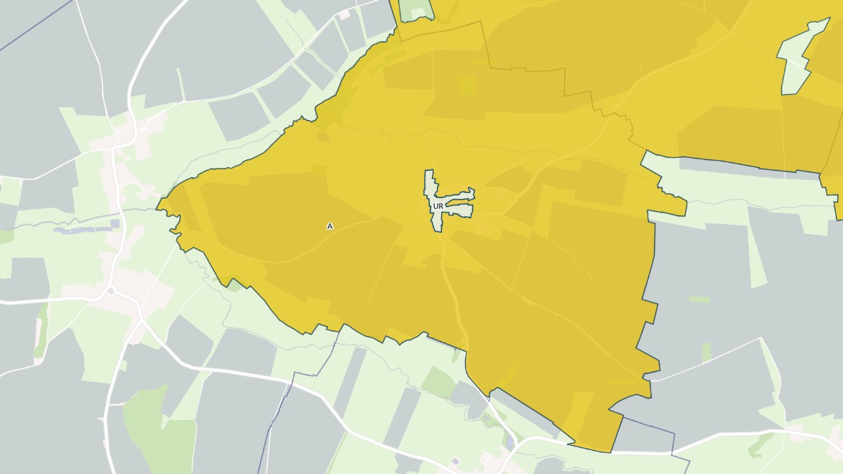 Aperçu cartographique de Saint-Clément, centré sur la commune