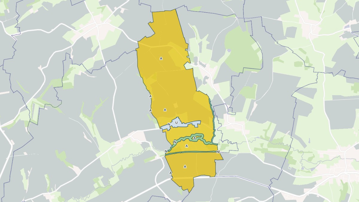 Aperçu cartographique de Sainte-Geneviève, centré sur la commune