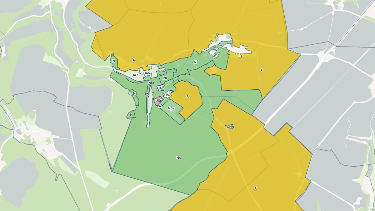 Aperçu cartographique de Saint-Pierre-Aigle, centré sur la commune