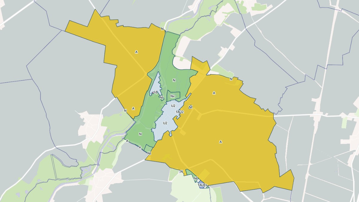 Aperçu cartographique de Seraucourt-le-Grand, centré sur la commune