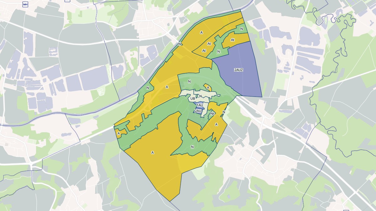Aperçu cartographique de Sermoise, centré sur la commune