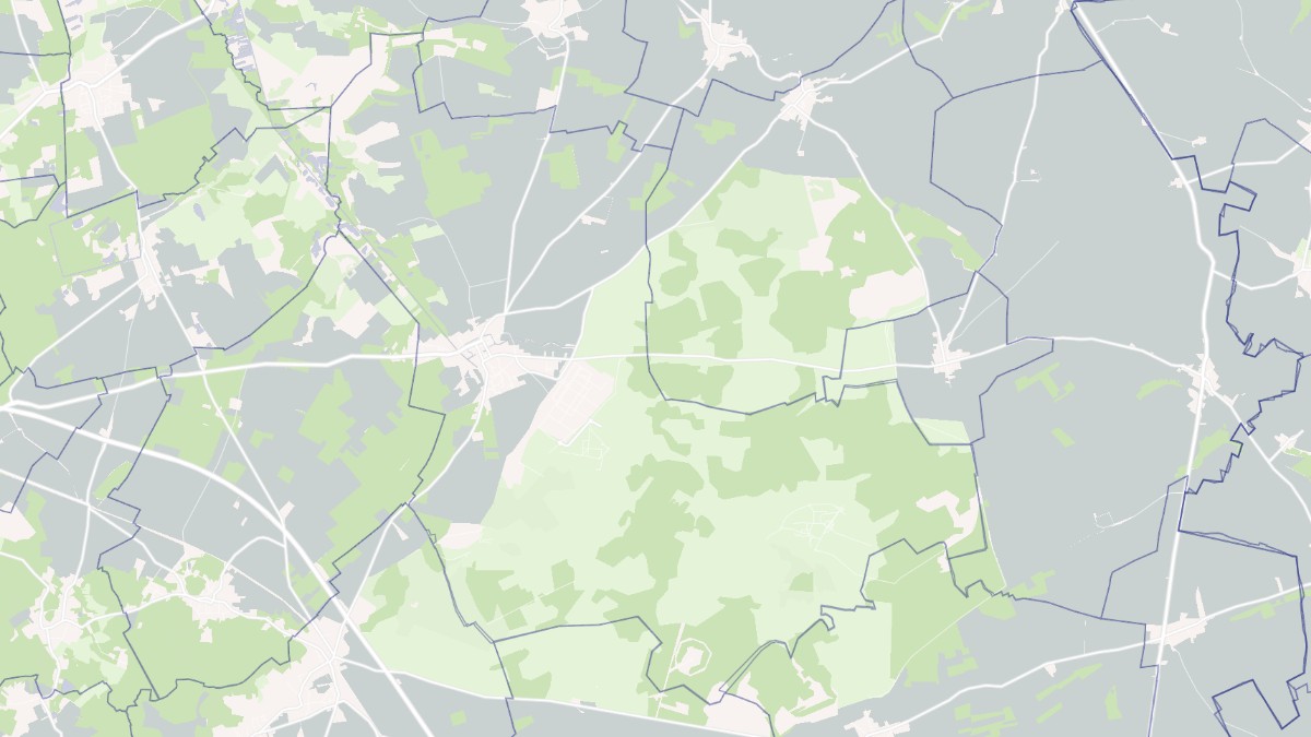 Aperçu cartographique de Sissonne, centré sur la commune