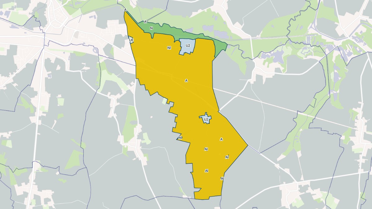 Aperçu cartographique de Sommette-Eaucourt, centré sur la commune