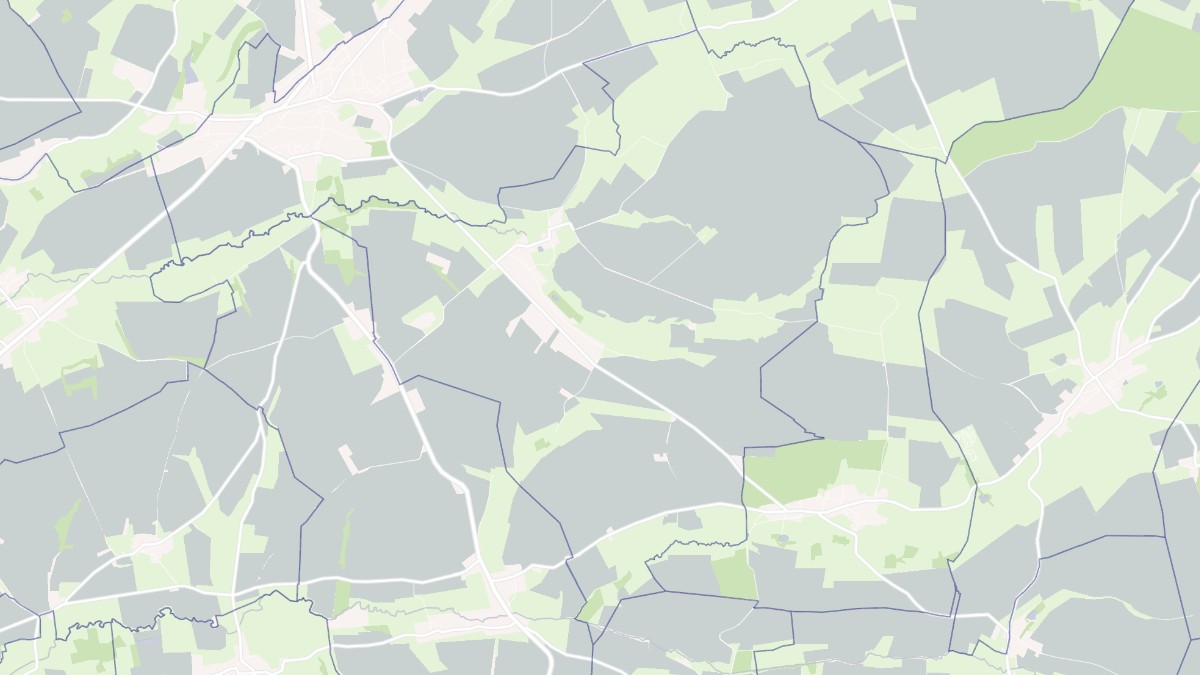 Aperçu cartographique de Thenailles, centré sur la commune