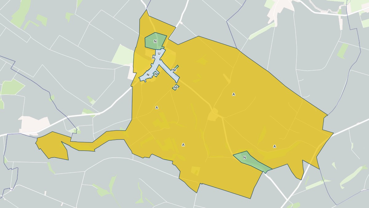 Aperçu cartographique de Le Thuel, centré sur la commune
