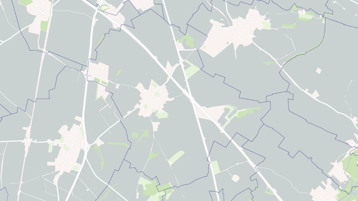 Aperçu cartographique de Urvillers, centré sur la commune