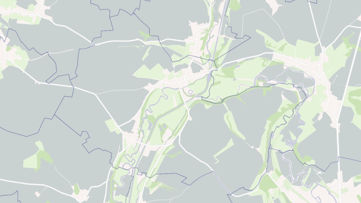 Aperçu cartographique de Vadencourt, centré sur la commune