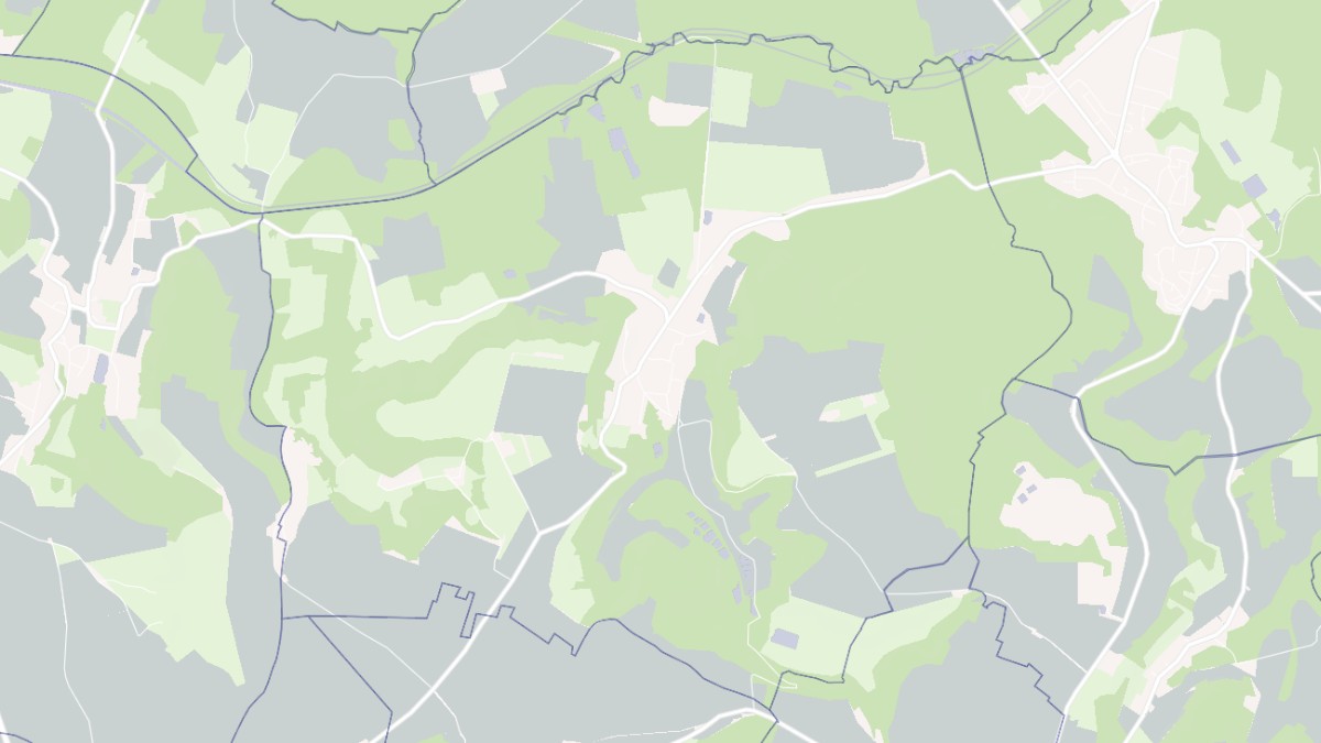 Aperçu cartographique de Vauxaillon, centré sur la commune