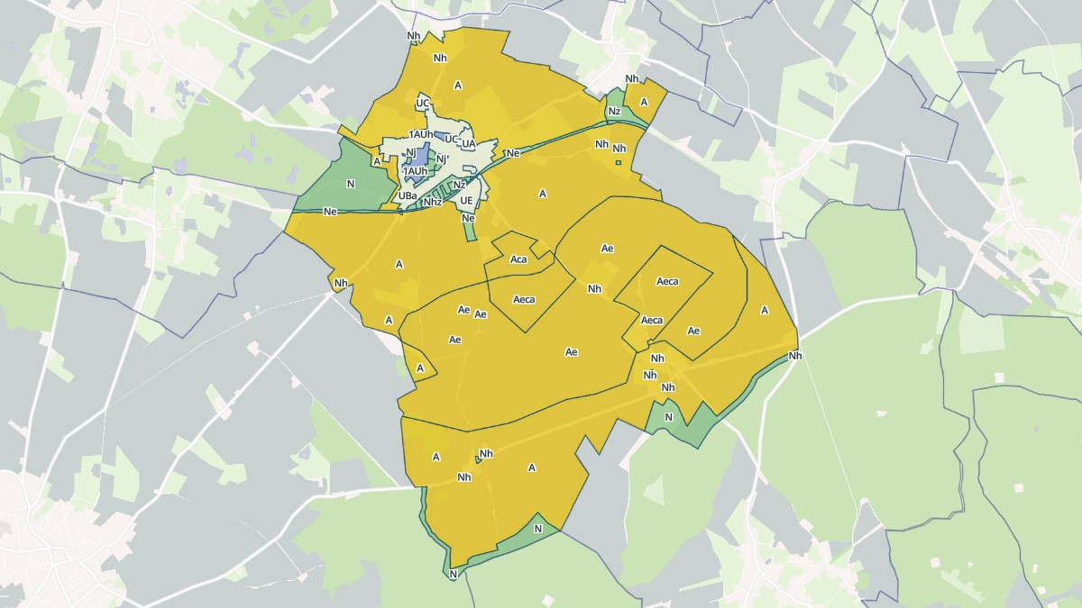 Aperçu cartographique de Vaux-Andigny, centré sur la commune