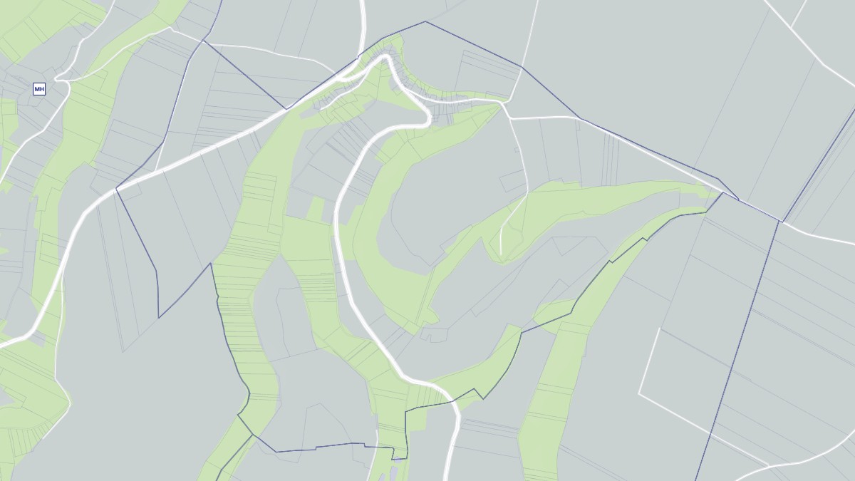 Aperçu cartographique de Vauxtin, centré sur la commune