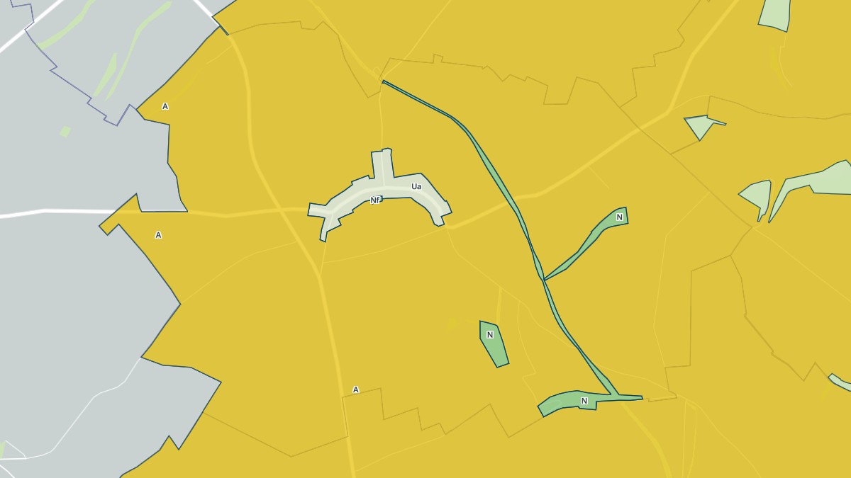 Aperçu cartographique de Vendelles, centré sur la commune