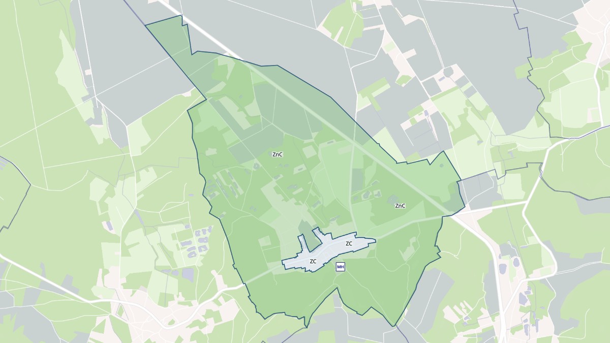 Aperçu cartographique de Veslud, centré sur la commune