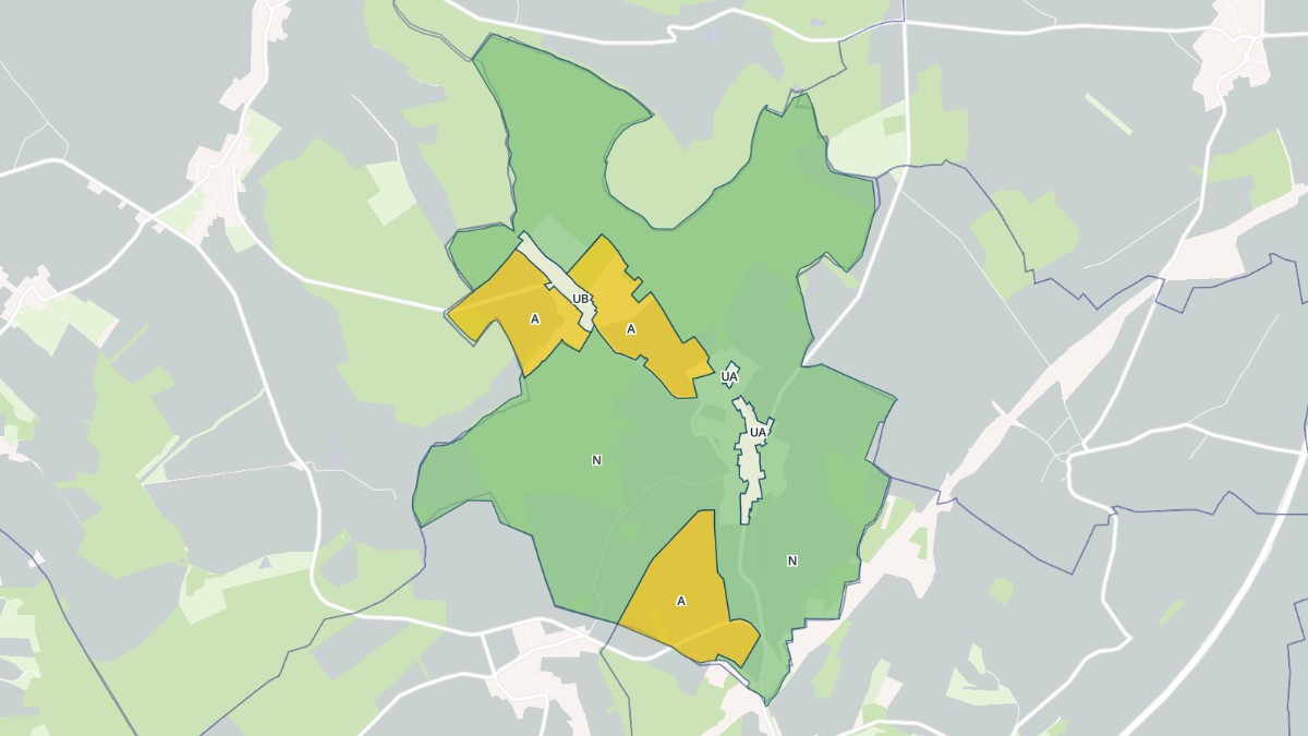 Aperçu cartographique de Vézilly, centré sur la commune