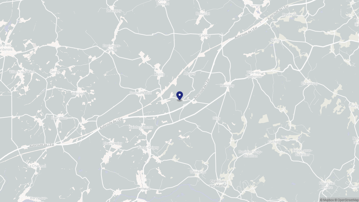 Aperçu cartographique de Villers-Agron-Aiguizy, centré sur la commune