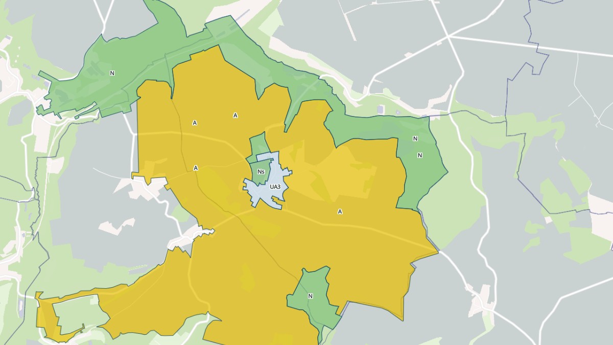 Aperçu cartographique de Villers-Hélon, centré sur la commune