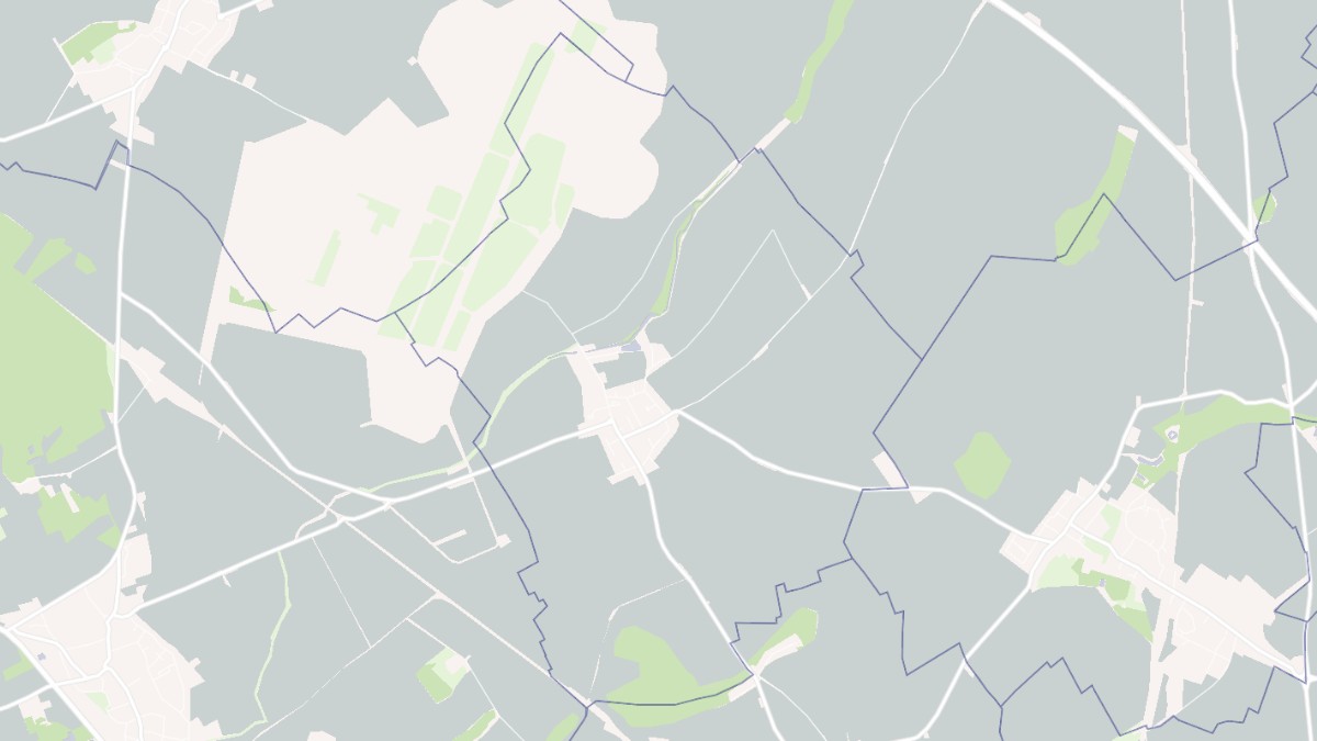 Aperçu cartographique de Vivaise, centré sur la commune
