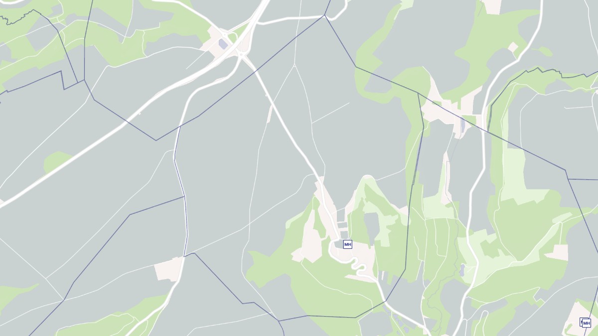 Aperçu cartographique de Vregny, centré sur la commune