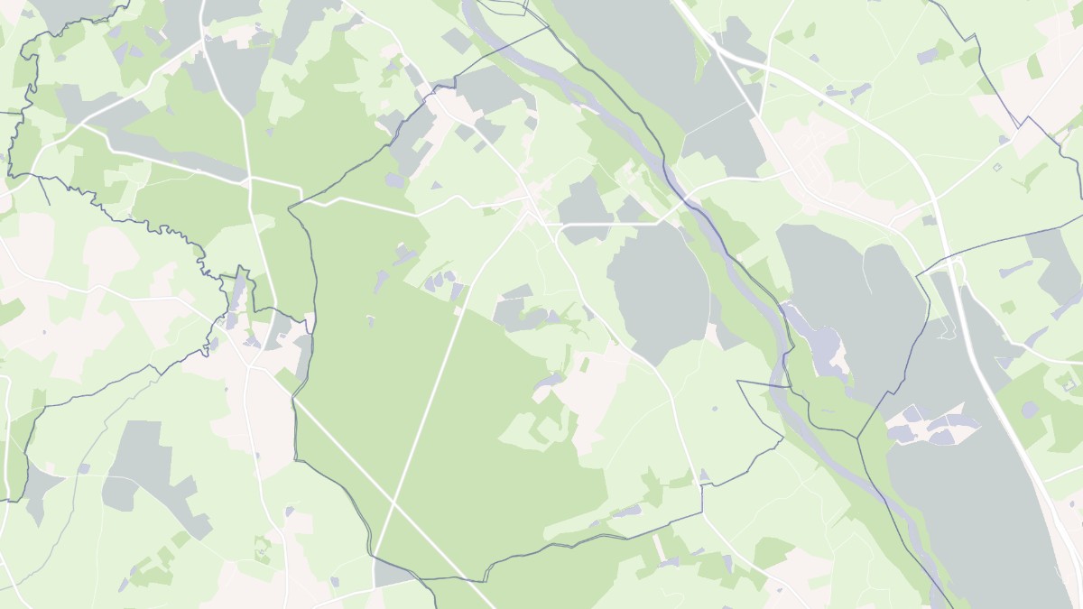 Aperçu cartographique de Bagneux, centré sur la commune