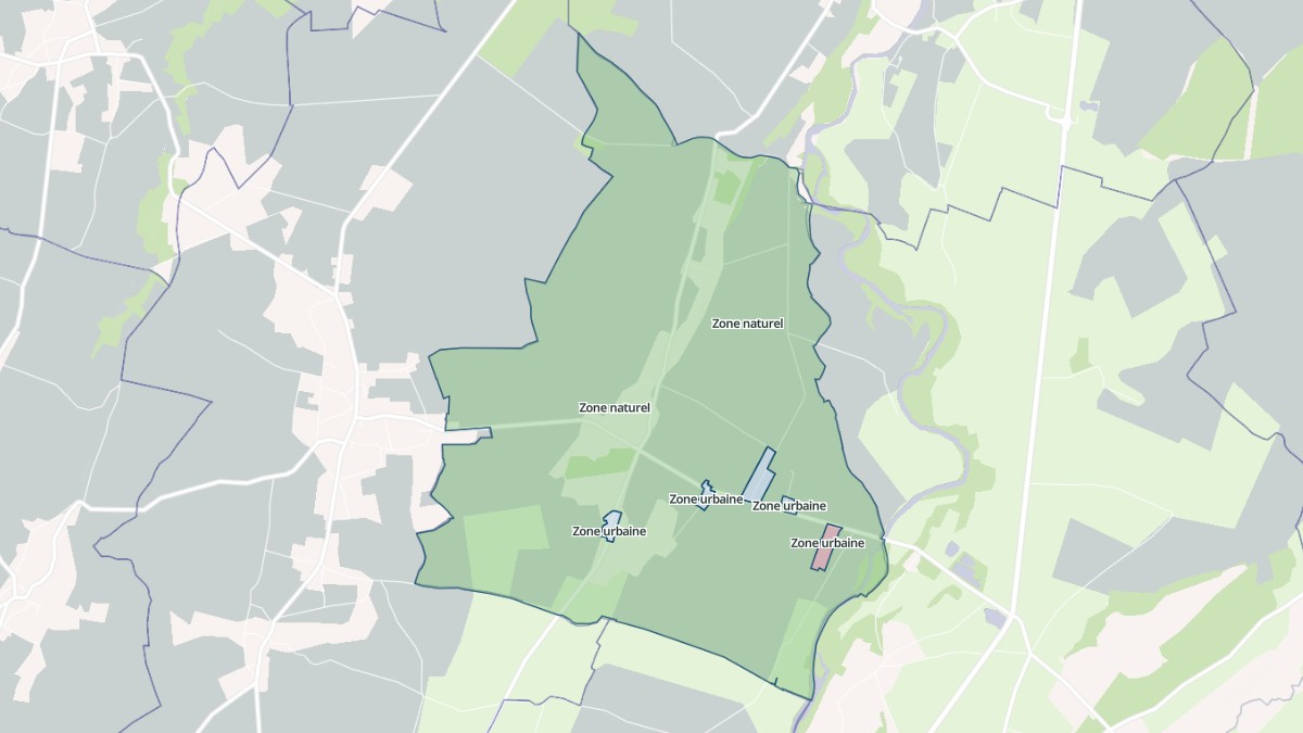 Aperçu cartographique de Barberier, centré sur la commune