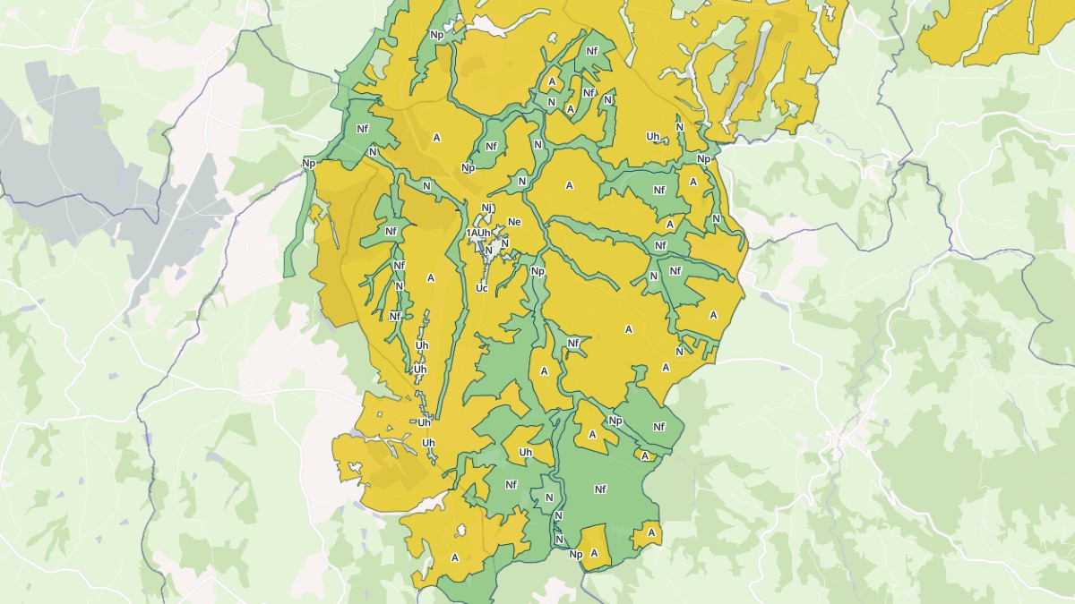 Aperçu cartographique de Le Breuil, centré sur la commune
