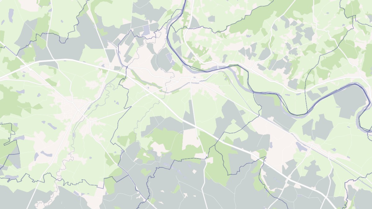 Aperçu cartographique de Diou, centré sur la commune