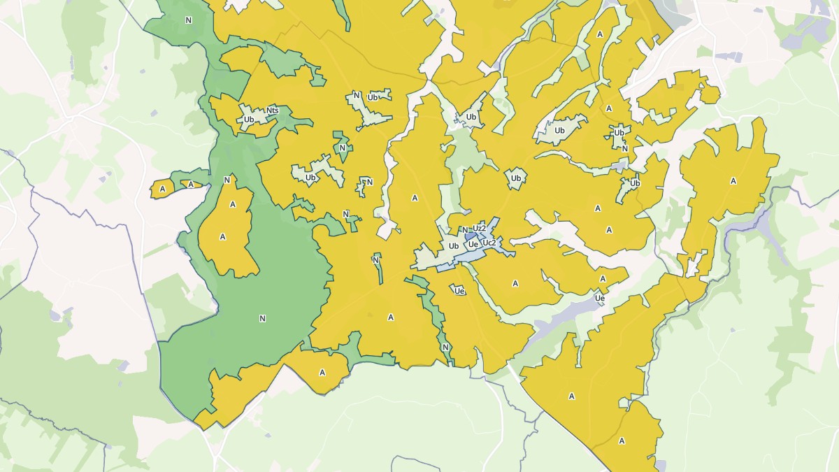 Aperçu cartographique de Durdat-Larequille, centré sur la commune