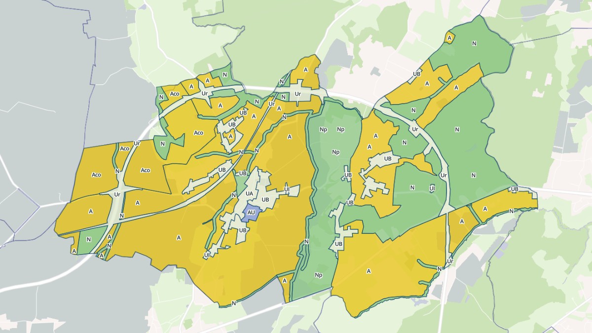 Aperçu cartographique de Espinasse-Vozelle, centré sur la commune