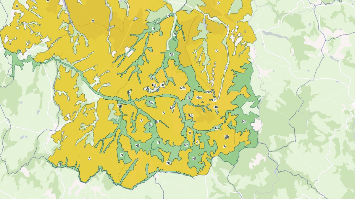 Aperçu cartographique de Isserpent, centré sur la commune