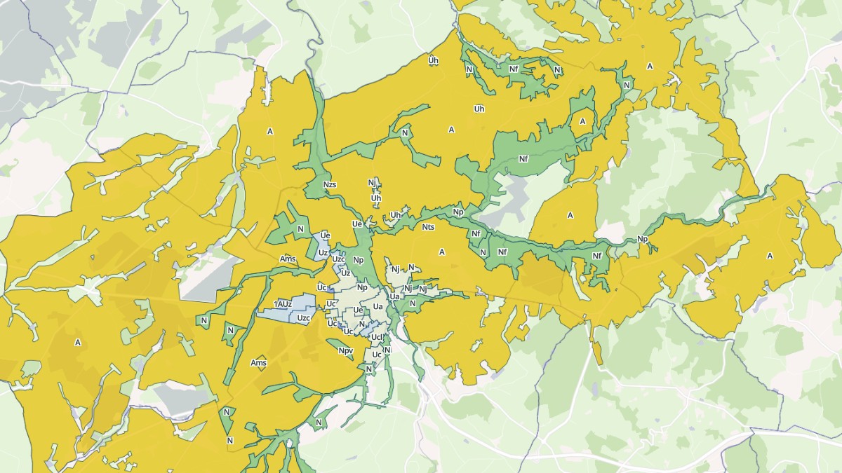 Aperçu cartographique de Lapalisse, centré sur la commune