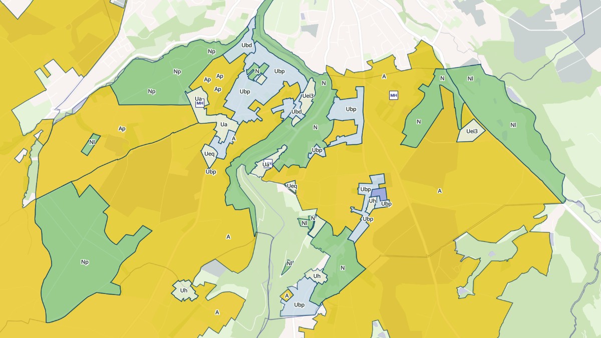 Aperçu cartographique de Lavault-Sainte-Anne, centré sur la commune