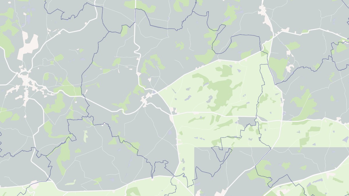 Aperçu cartographique de Liernolles, centré sur la commune