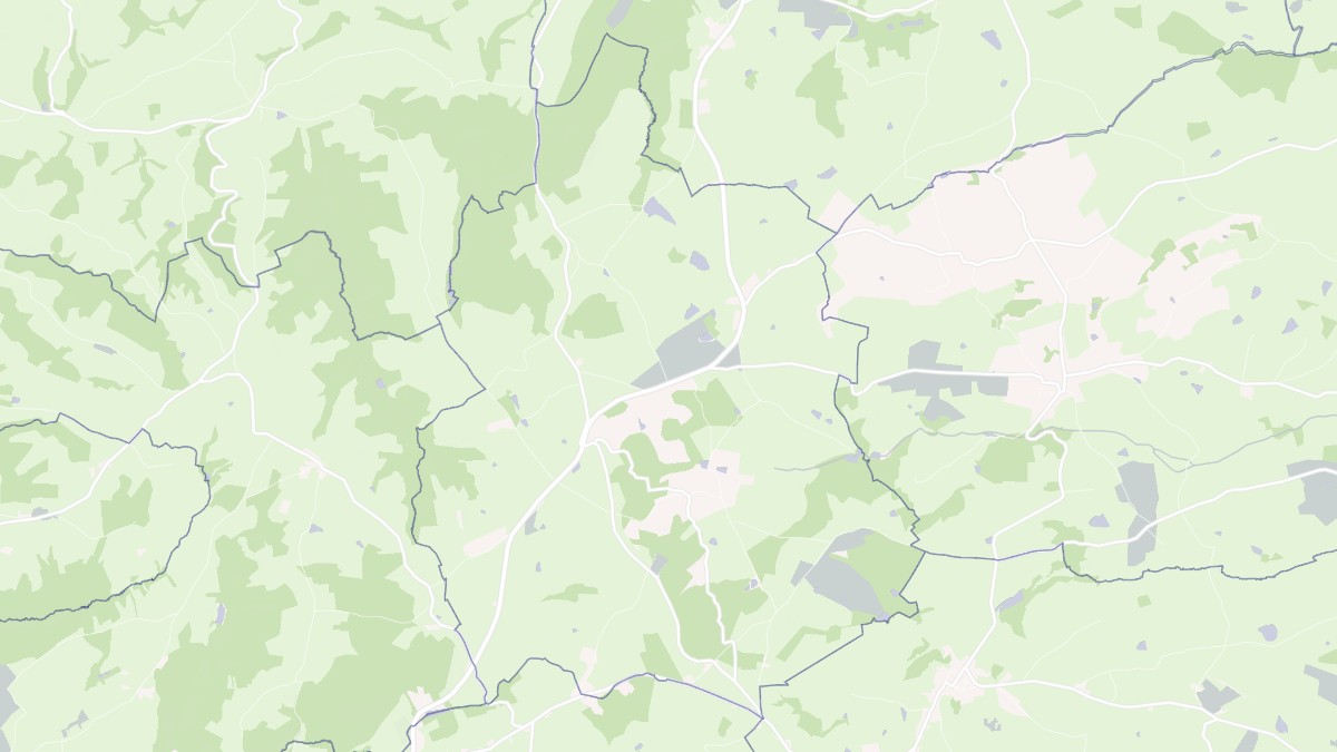 Aperçu cartographique de Loddes, centré sur la commune