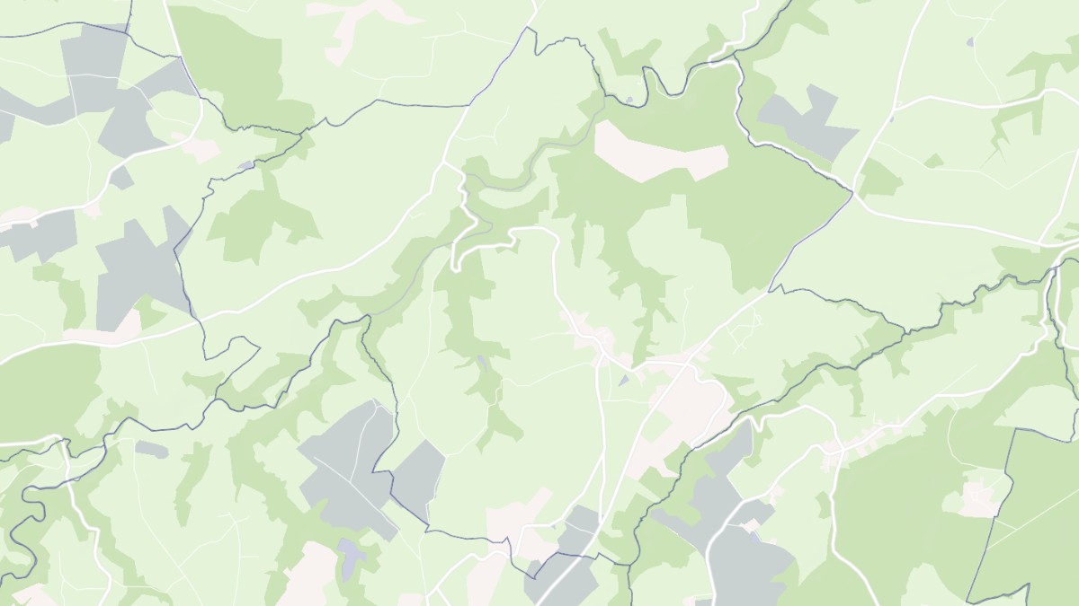 Aperçu cartographique de Louroux-de-Bouble, centré sur la commune