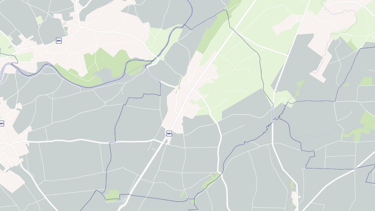 Aperçu cartographique de Le Mayet-d'École, centré sur la commune