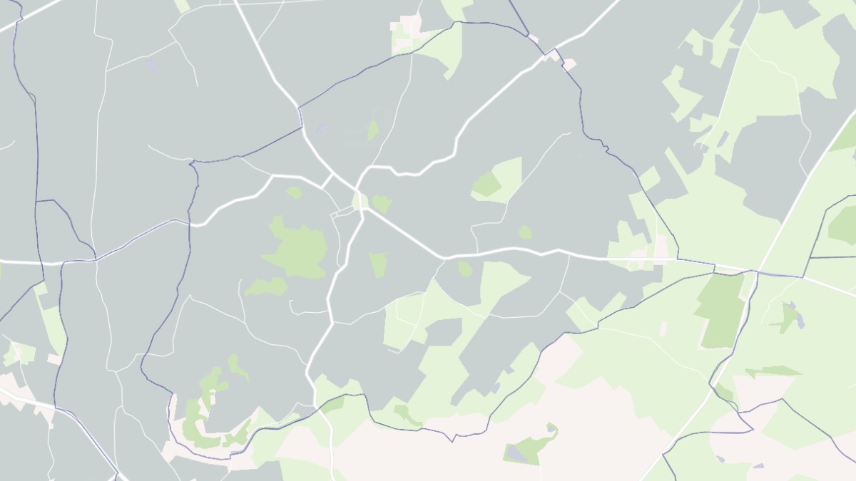 Aperçu cartographique de Montaigu-le-Blin, centré sur la commune