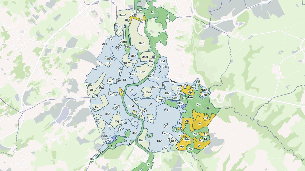 Aperçu cartographique de Montluçon, centré sur la commune
